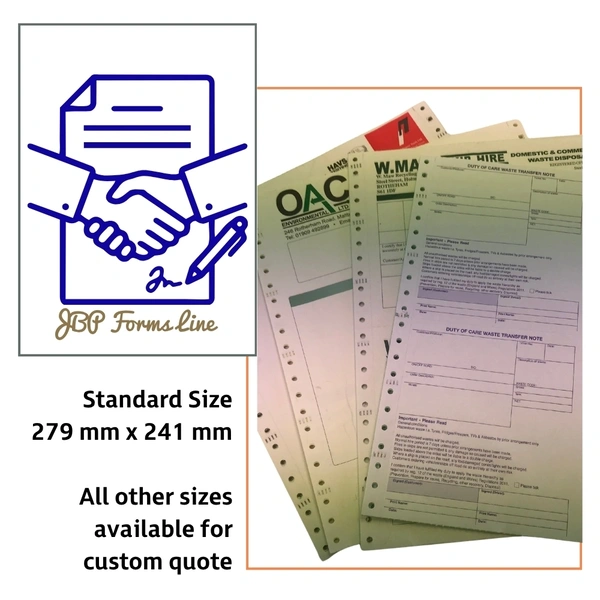  Continuous Dot Matric Printer Carbonless Ncr Forms