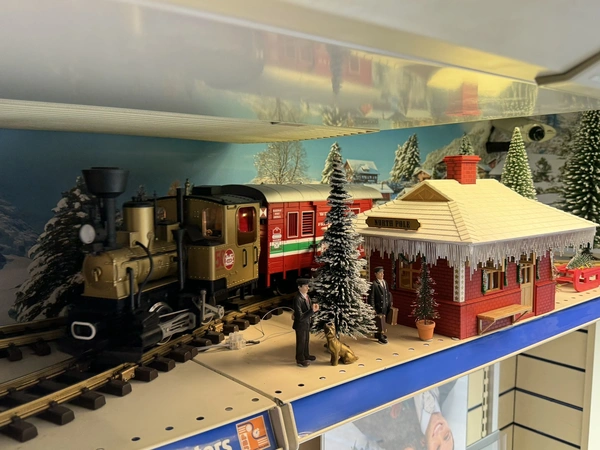 The LGB shop train, 1 million model miles!